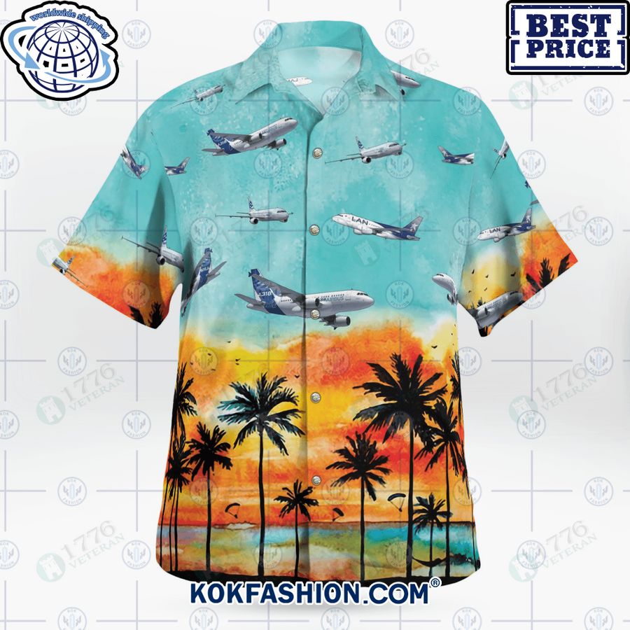 hawaiian shirt airbus a318 3 387 Kokfashion.com