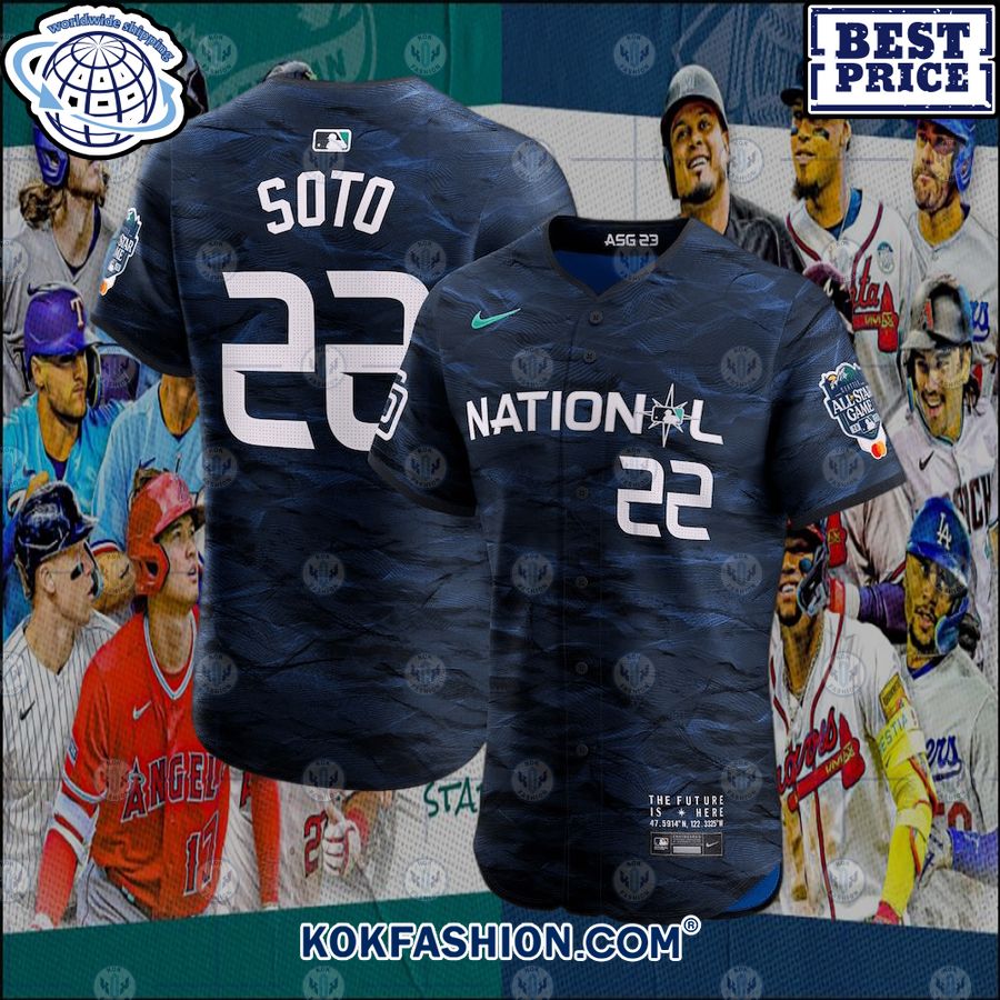 Juan Soto National League 2023 MLB All Star Game Vapor Premier Elite Player  Royal Jersey -  Worldwide Shipping