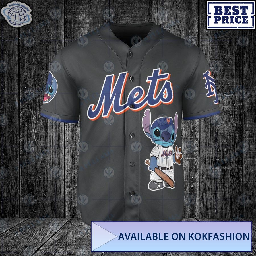 Stitch New York Mets Baseball Jersey -  Worldwide