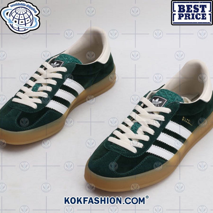 adidas x gucci gazelle sneaker green 5 193 Kokfashion.com