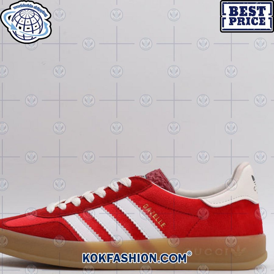 adidas x gucci gazelle sneaker red 2 64 Kokfashion.com