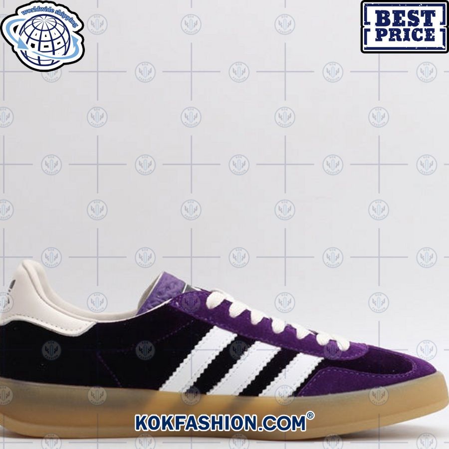 adidas x gucci gazelle sneaker violet 2 101 Kokfashion.com