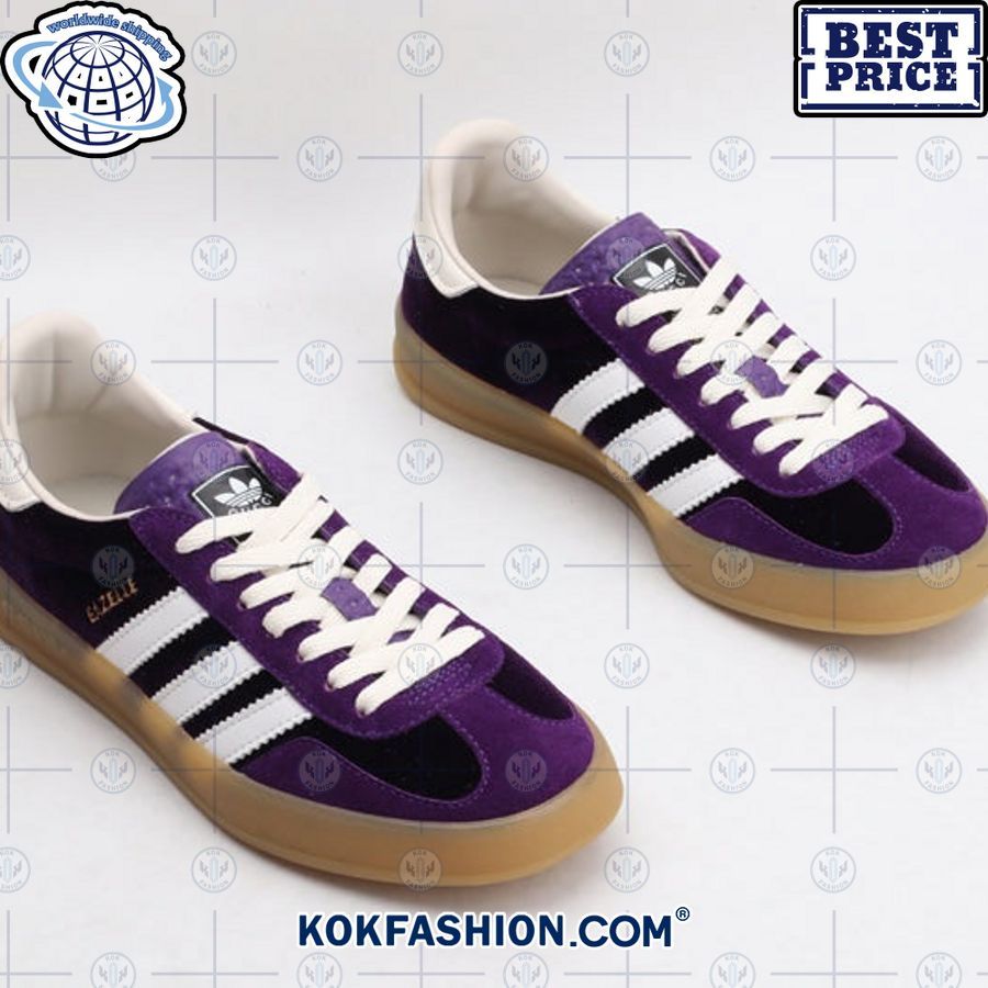 adidas x gucci gazelle sneaker violet 5 640 Kokfashion.com