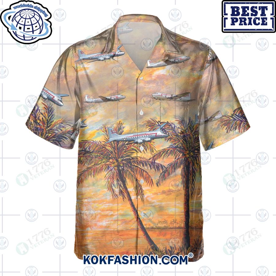 c 54 skymaster hawaiian shirt 1 10 Kokfashion.com