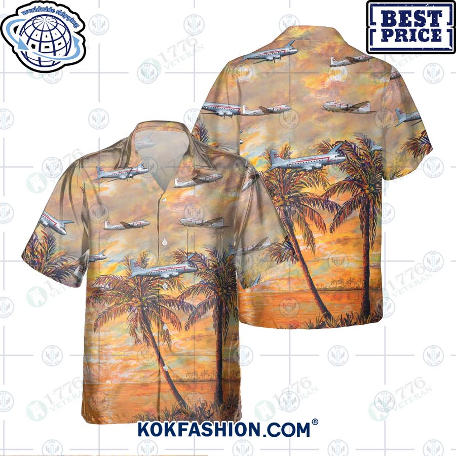 c 54 skymaster hawaiian shirt 2 344 Kokfashion.com