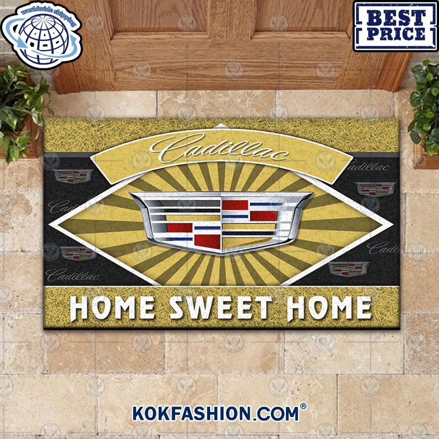 cadillac home sweet home doormat 2 737 Kokfashion.com