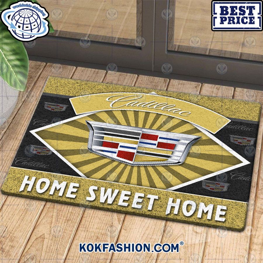 cadillac home sweet home doormat 3 873 Kokfashion.com