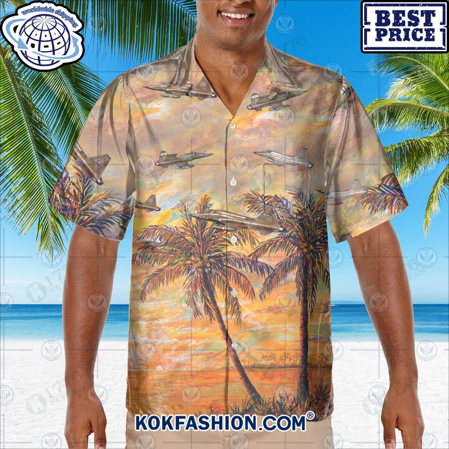canadair cf 5 hawaiian shirt 3 232 Kokfashion.com