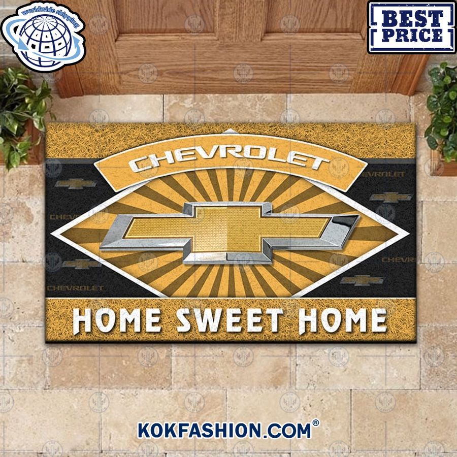 chevrolet home sweet home doormat 2 623 Kokfashion.com