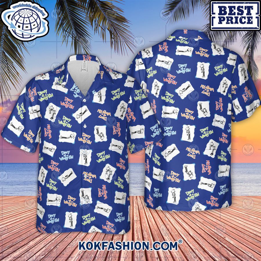 diary of a wimpy kid hawaiian shirt 4 169 Kokfashion.com