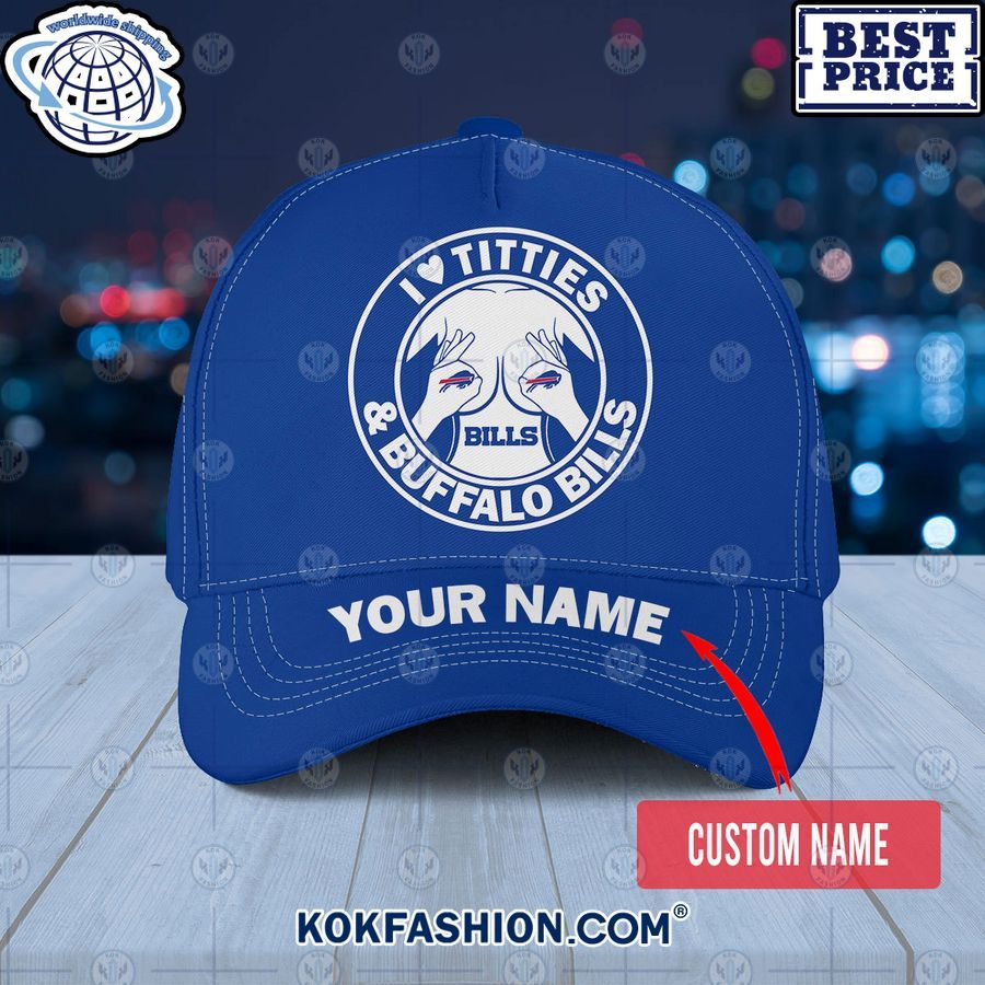 i love titties and buffalo bills custom hat 1 555 Kokfashion.com