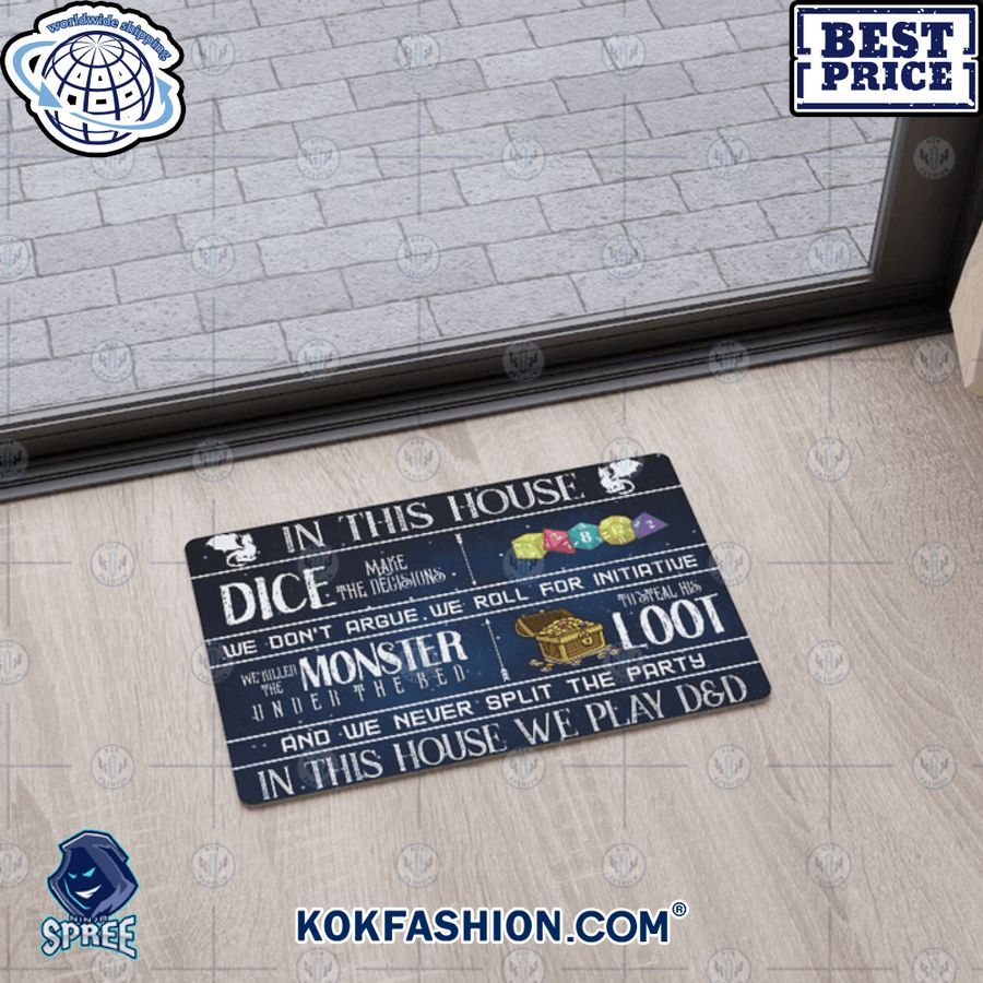 in this house we play dd doormat 3 Kokfashion.com