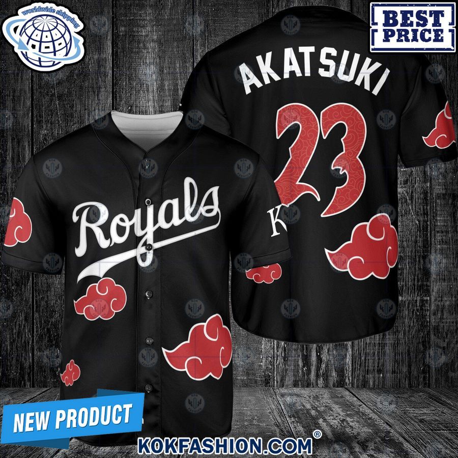kansas city royals akatsuki custom baseball jersey 1 667 Kokfashion.com