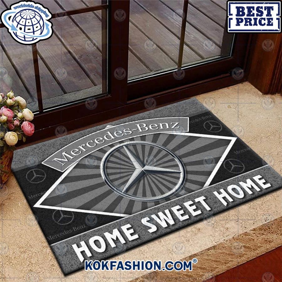mercedes benz home sweet home doormat 1 908 Kokfashion.com
