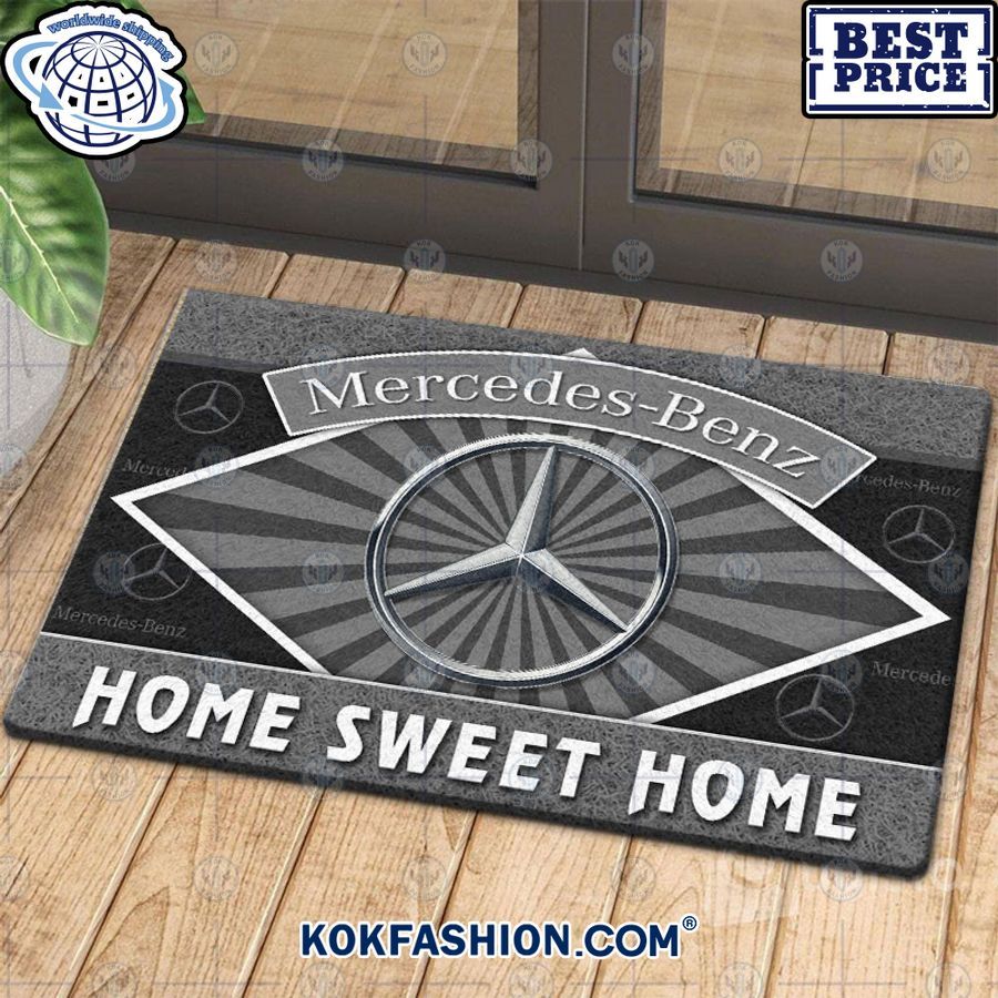 mercedes benz home sweet home doormat 3 351 Kokfashion.com