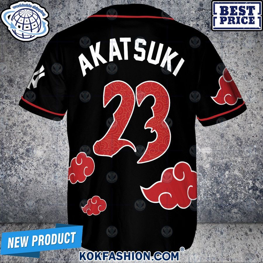 new york yankees akatsuki custom baseball jersey 3 43 Kokfashion.com