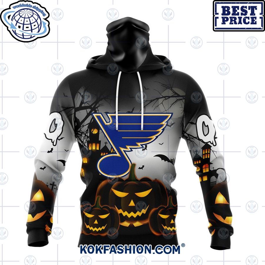nhl st louis blues pumpkin halloween design custom hoodie 4 864 Kokfashion.com