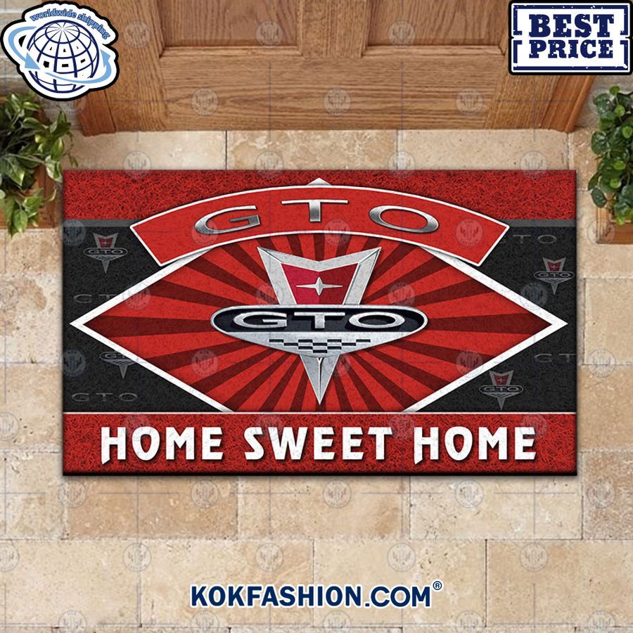 pontiac gto home sweet home doormat 2 81 Kokfashion.com