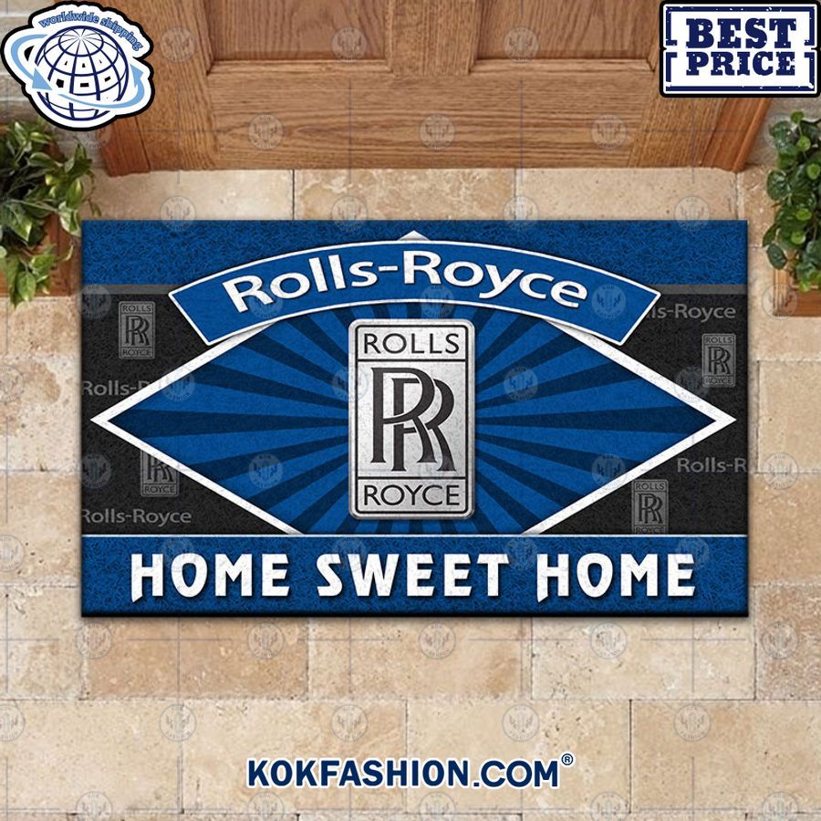 rolls royce home sweet home doormat 2 531 Kokfashion.com