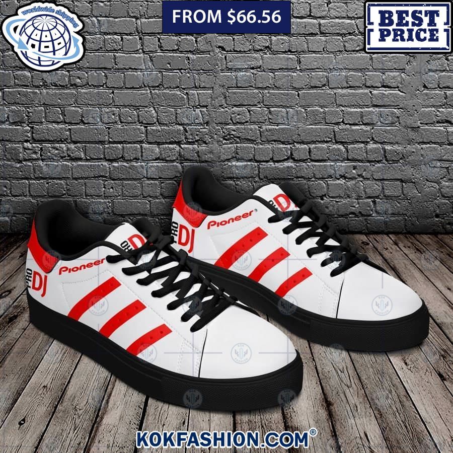 dj pioneer red stan smith shoes 3 30 Kokfashion.com