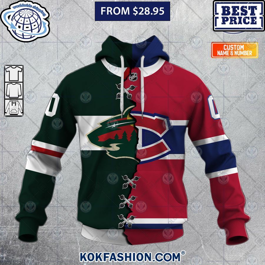 Relaxed New York Rangers Graphic Hockey Jersey Hoodie