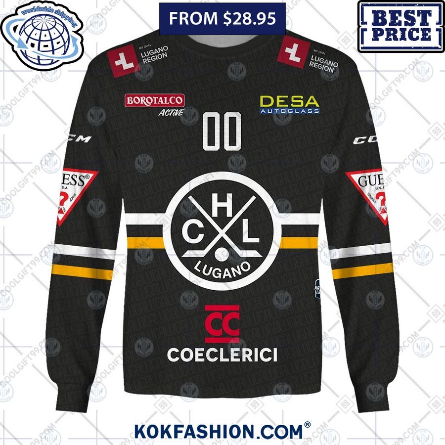 nl hockey hc lugano home jersey hoodie shirt 4 522 Kokfashion.com