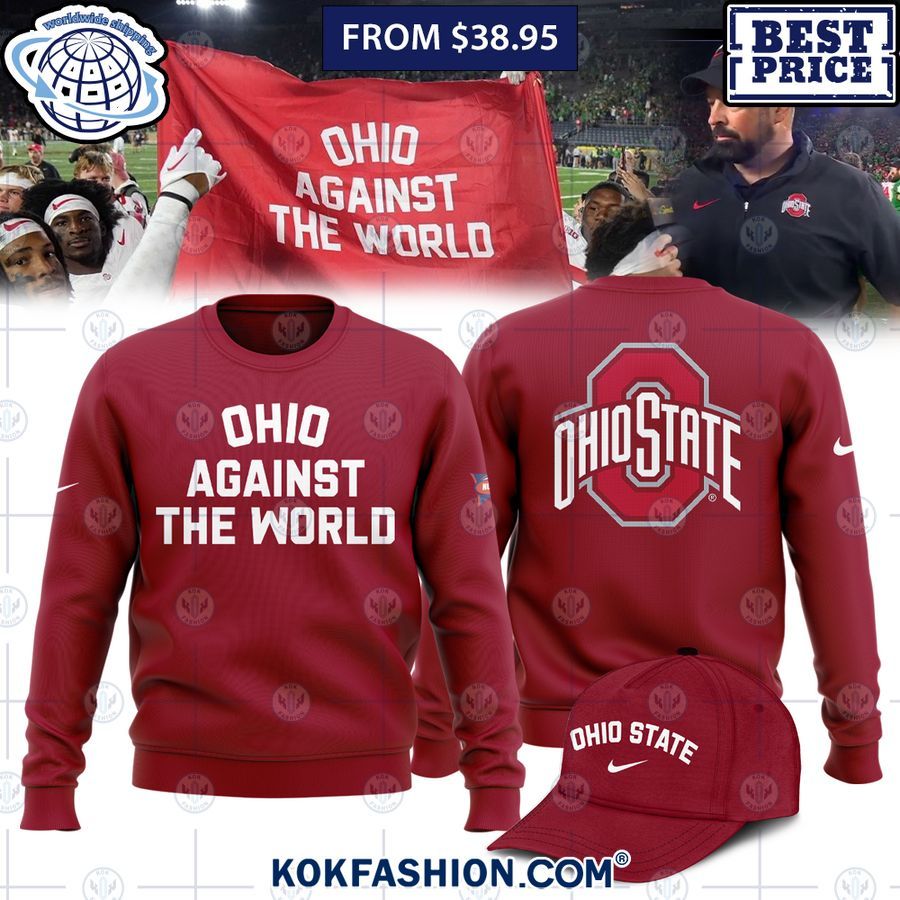 ohio state against the world sweatshirt cap 1 Kokfashion.com