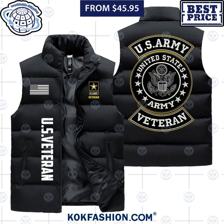 us army veteran sleeveless puffer jacket 2 Kokfashion.com
