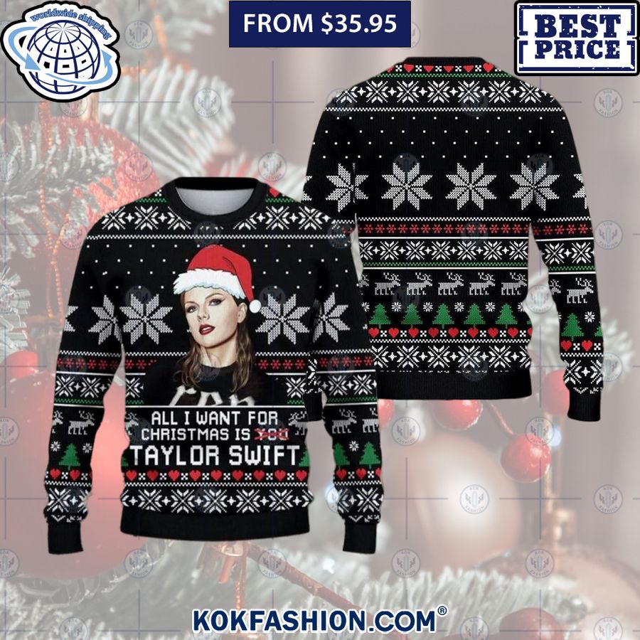 all i want for christmas is taylor swift sweater 2 442 Kokfashion.com