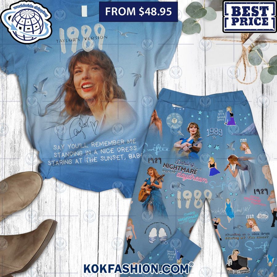 1989 Taylor's Version Taylor Swift Pajamas Set Best click of yours