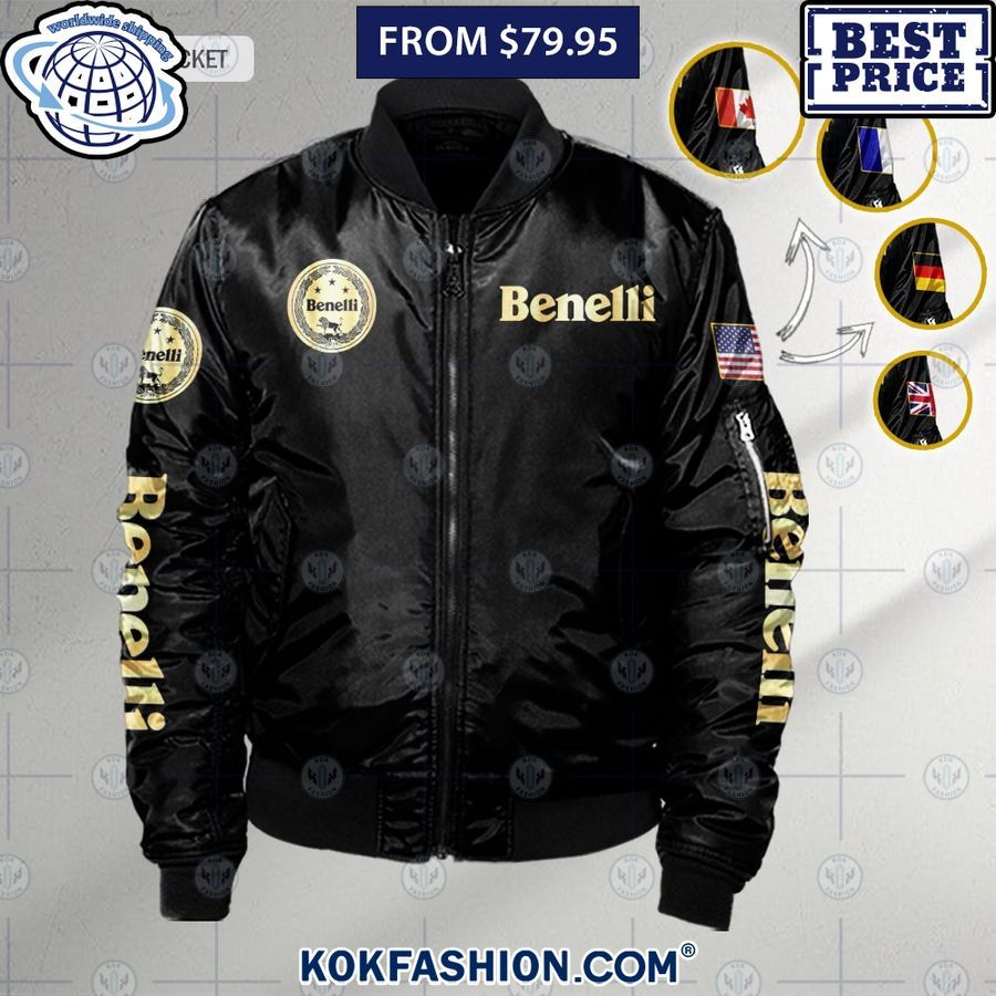 benelli custom national flag bomber jacket 2 859 Kokfashion.com