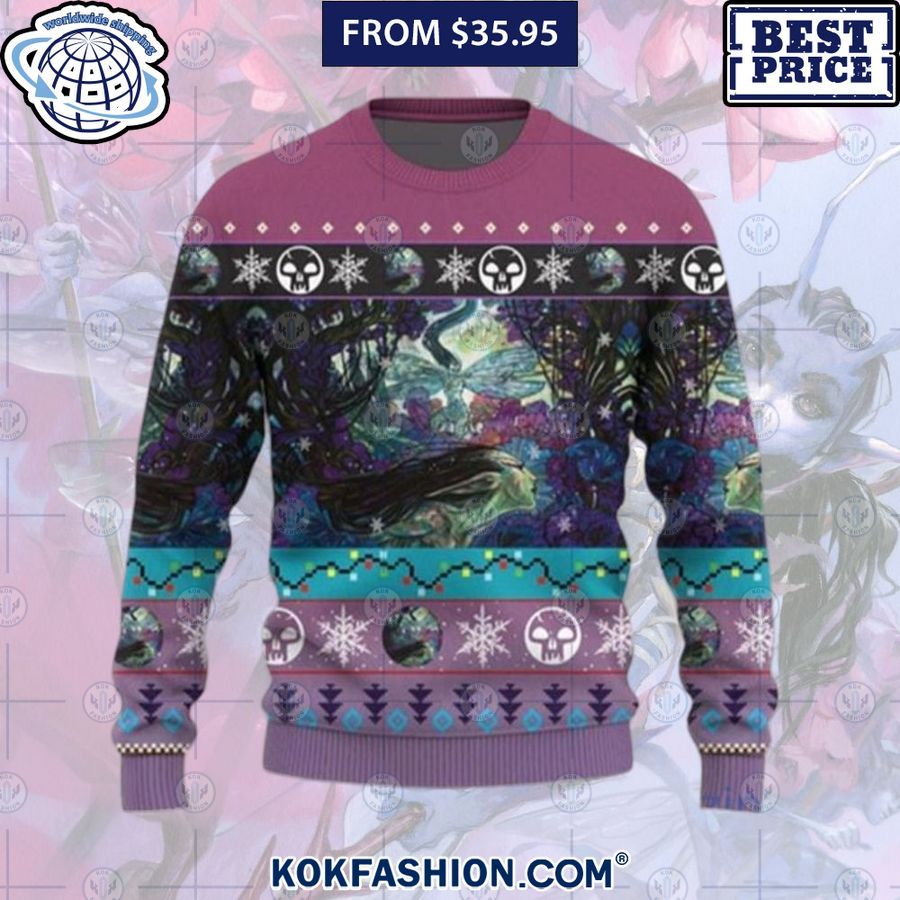 bitterblossom game mtg christmas sweater 2 506 Kokfashion.com