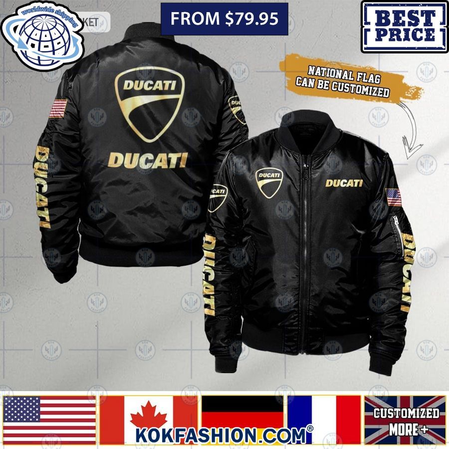 ducatti custom national flag bomber jacket 1 201 Kokfashion.com