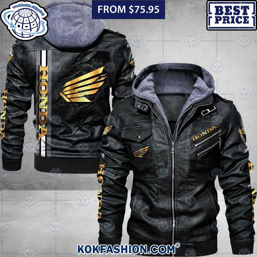 honda motorcycle leather jacket 1 892 Kokfashion.com