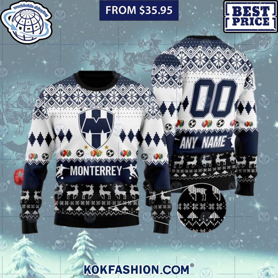 liga mx c f monterrey custom sweater 1 776 Kokfashion.com