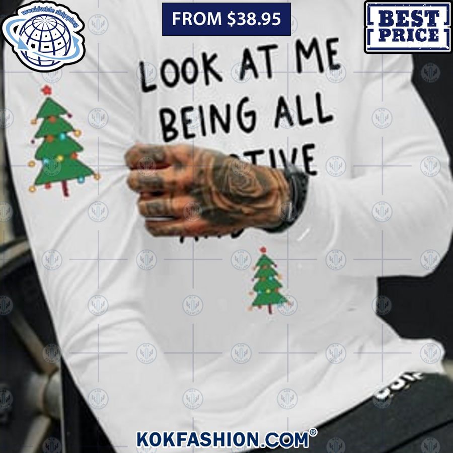 look at me being all festive and shit christmas sweatshirt 4 433 Kokfashion.com