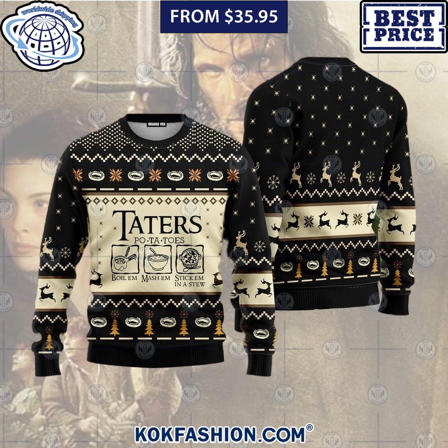 lotr potatoes taters sweater 8 709 Kokfashion.com
