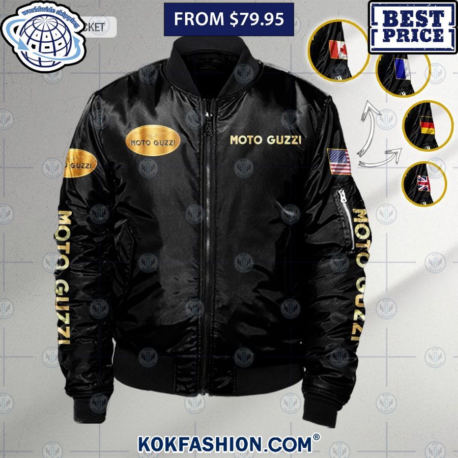 moto guzzi custom national flag bomber jacket 2 844 Kokfashion.com