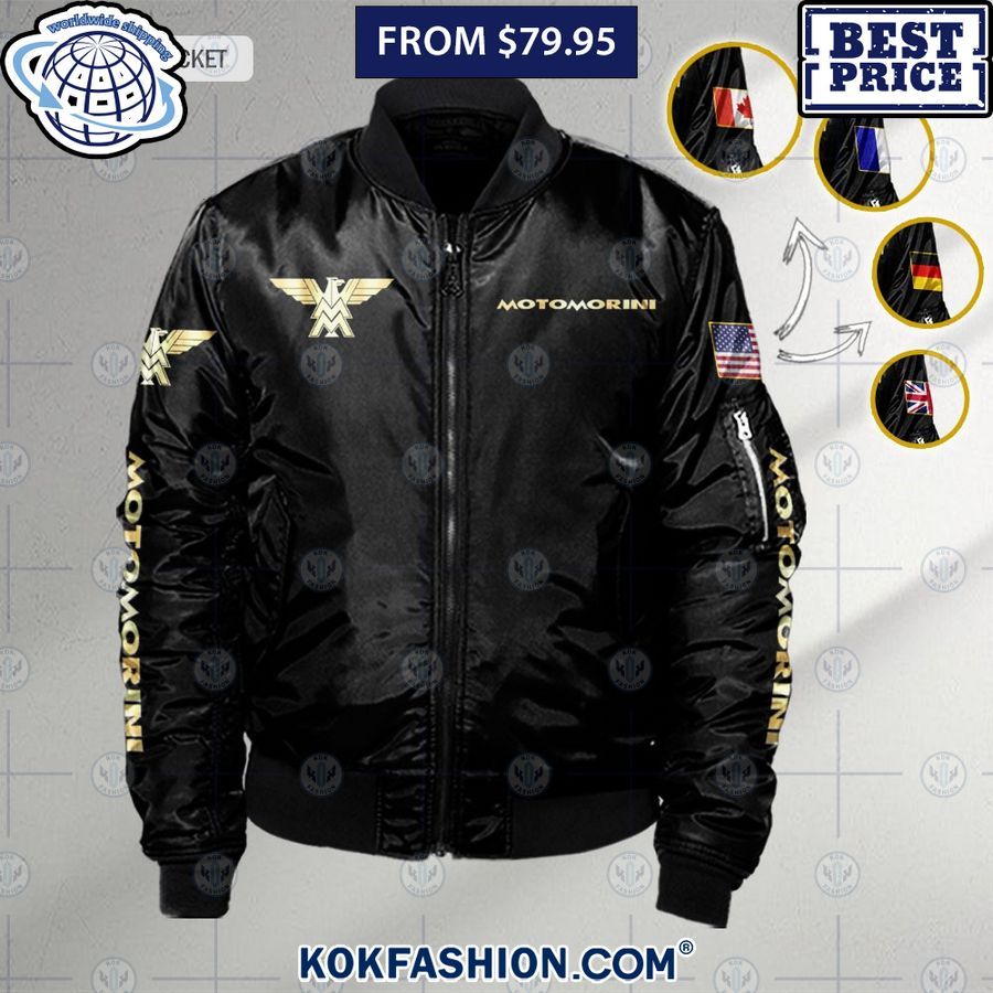moto morini custom national flag bomber jacket 2 930 Kokfashion.com