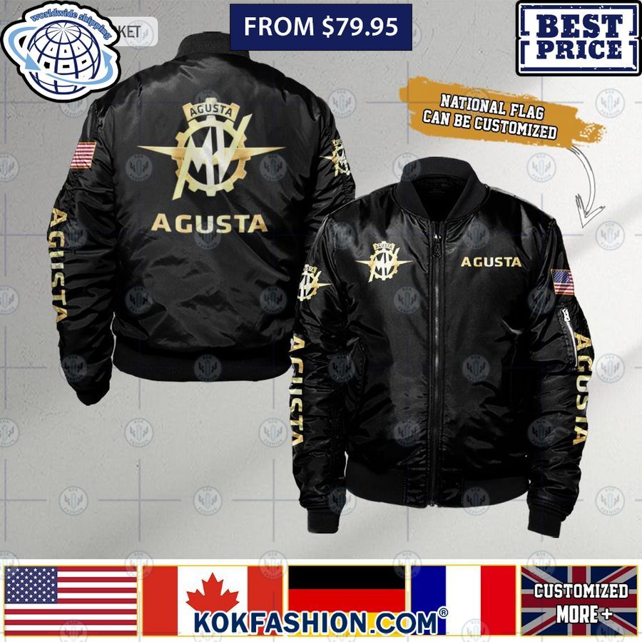 mv agusta custom national flag bomber jacket 1 516 Kokfashion.com