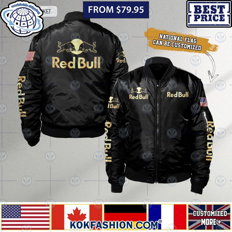 red bull custom national flag bomber jacket 1 178 Kokfashion.com
