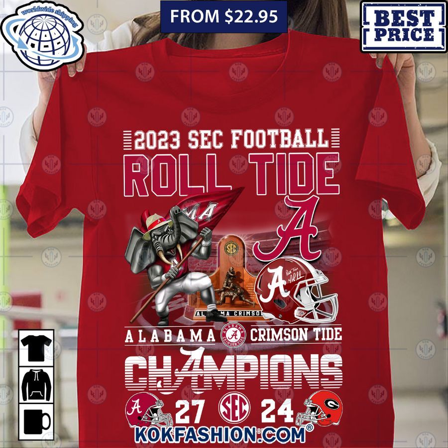2023 SEC Football Roll Tide Alabama Crimson Tide Shirt Good look mam