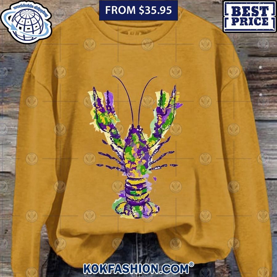 Carnival Crawfish Sweatshirt Cuteness overloaded