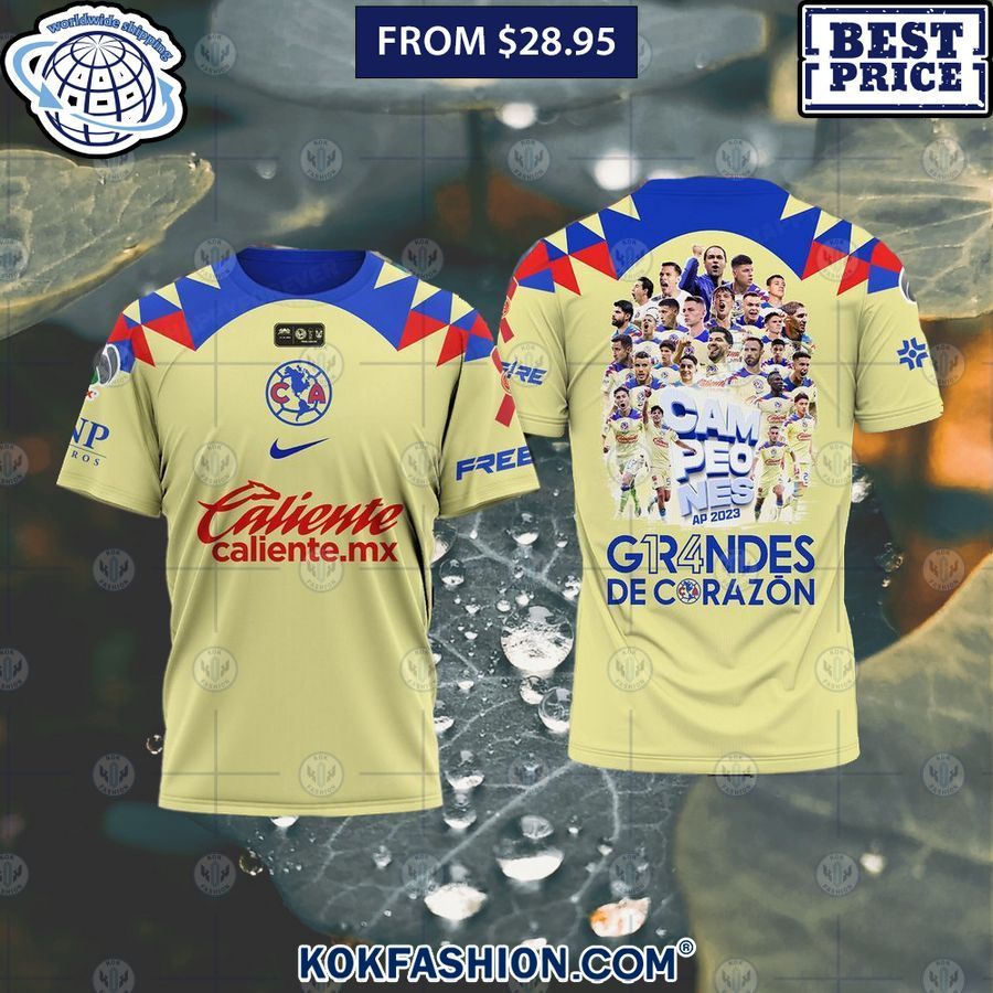 Club América 14 Campeones Grandes De Corazon Shirt, Hoodie Awesome Pic guys