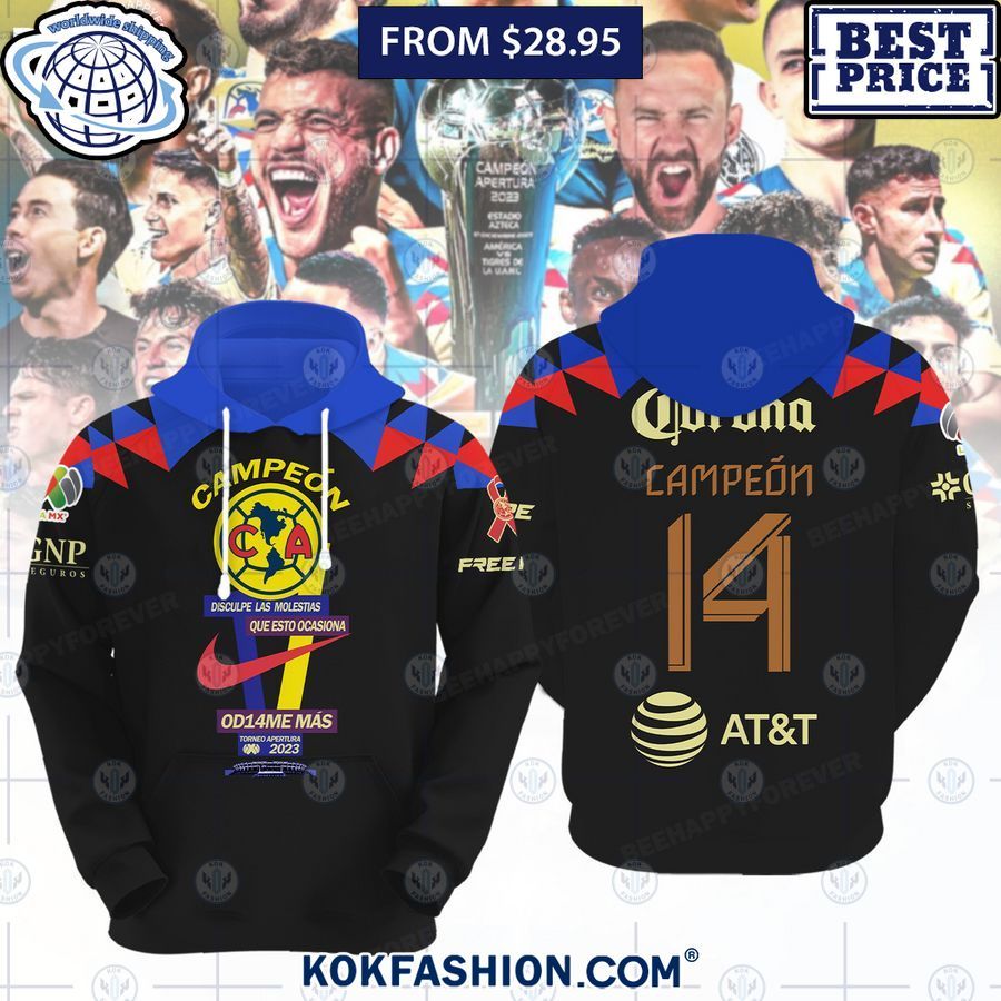 Club América 14 Champions Shirt, Hoodie Is this your new friend?