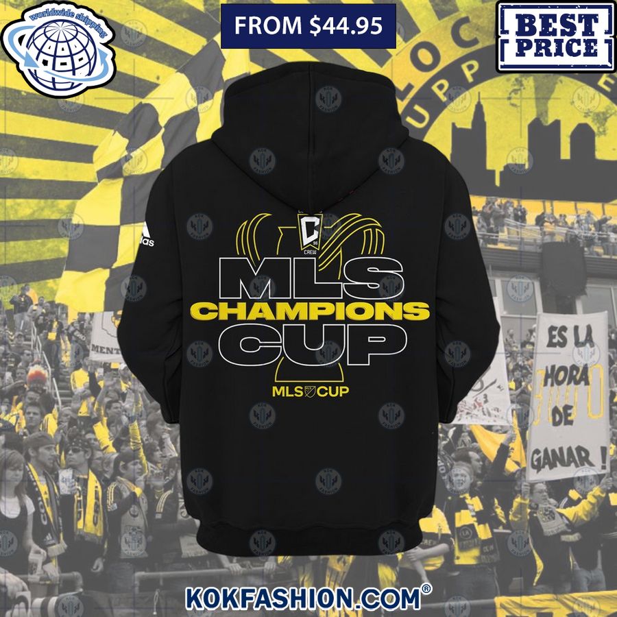 Columbus Crew MLS Champions Cup Hoodie Oh my God you have put on so much!