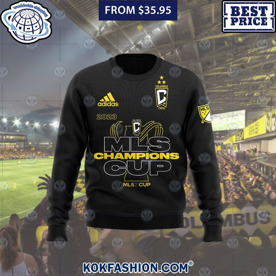 Columbus Crew MLS Champions Cup Sweatshirt Eye soothing picture dear
