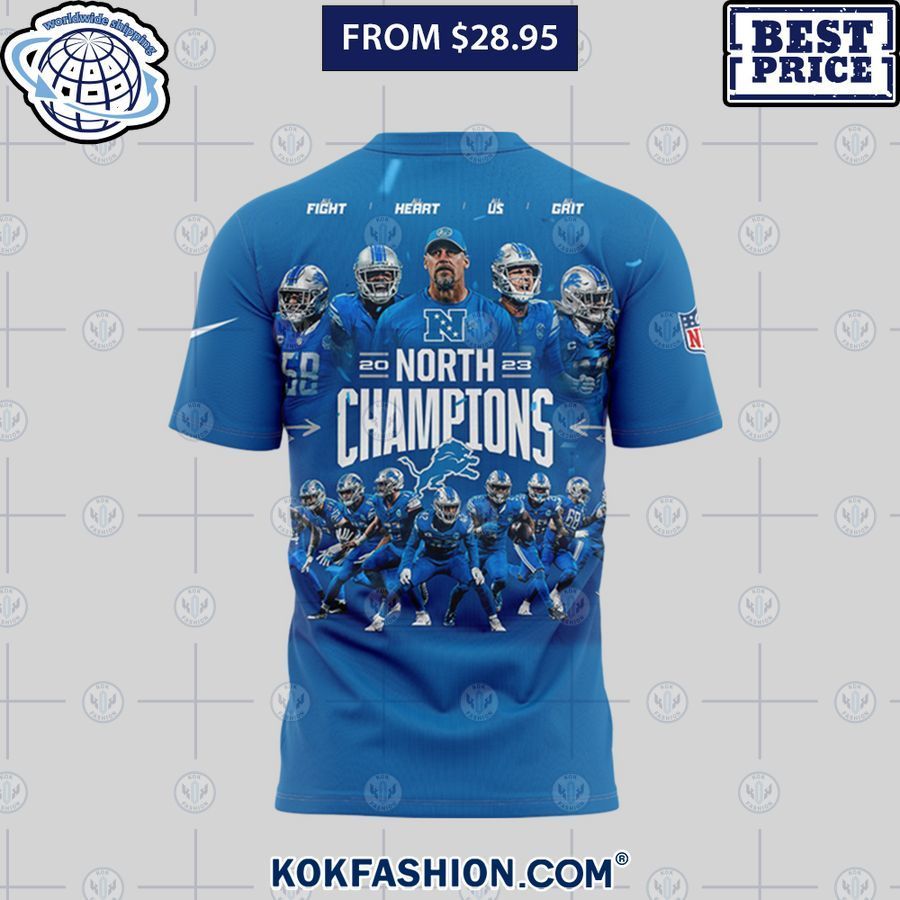 Detroit Lions 2023 NFC North Champions Shirt This is awesome and unique