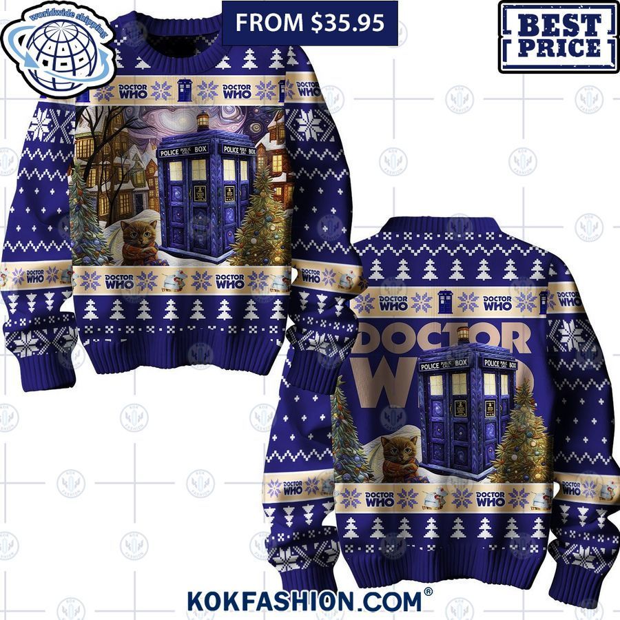 Doctor Who Ugly Christmas Sweater Is this your new friend?