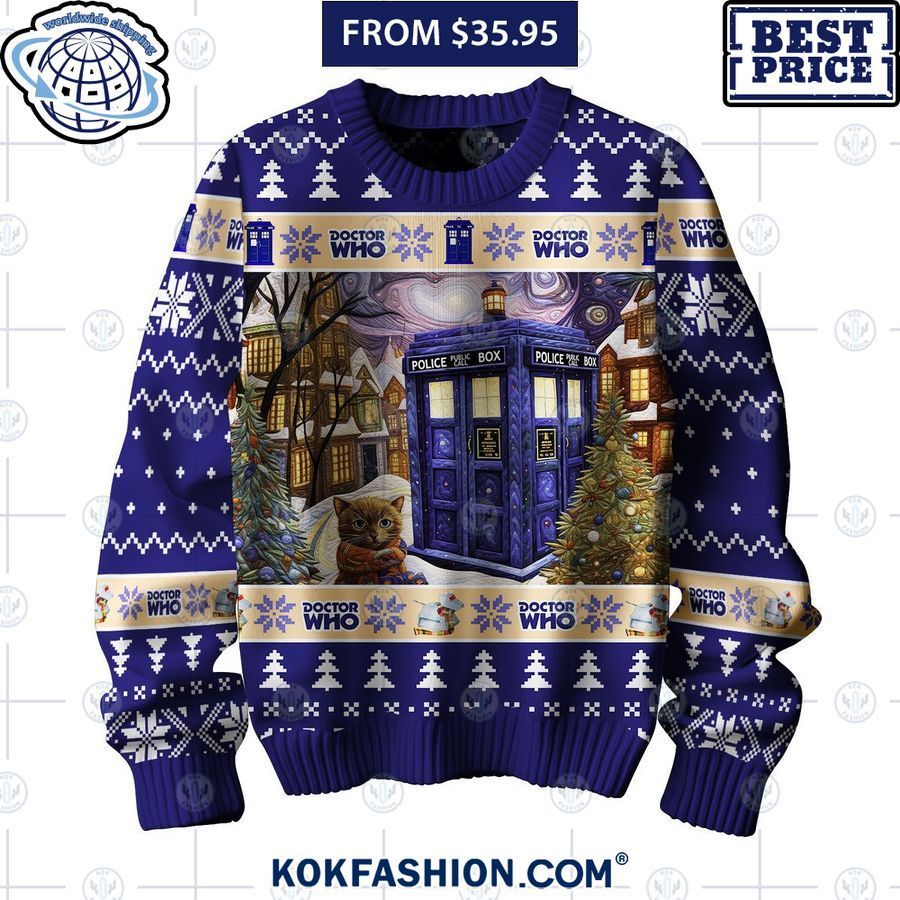 Doctor Who Ugly Christmas Sweater Heroine